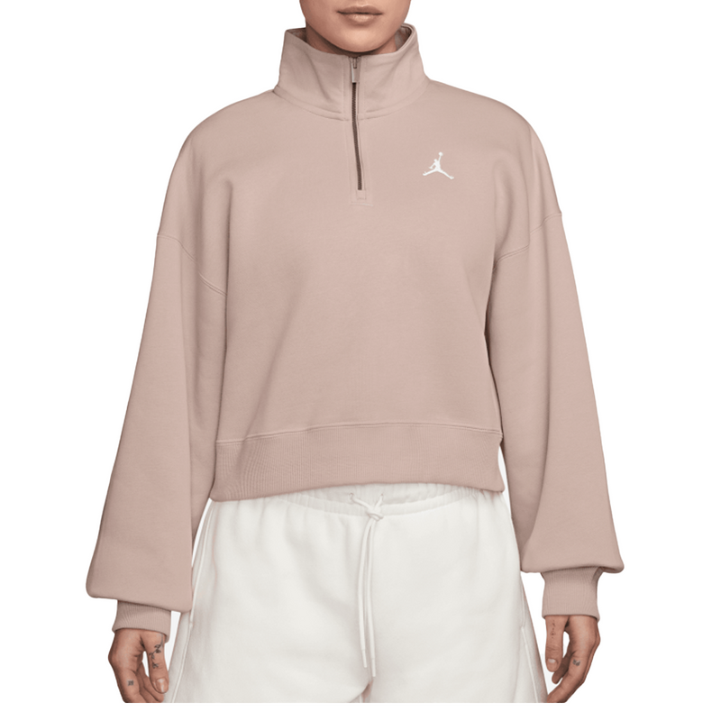 BROOKLYN FLEECE QUARTER ZIP LONG SLEEVE SHIRT