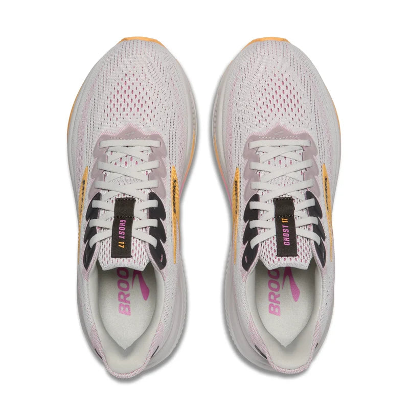 BROOKS GHOST 17 - OYSTER APRICOT PINK