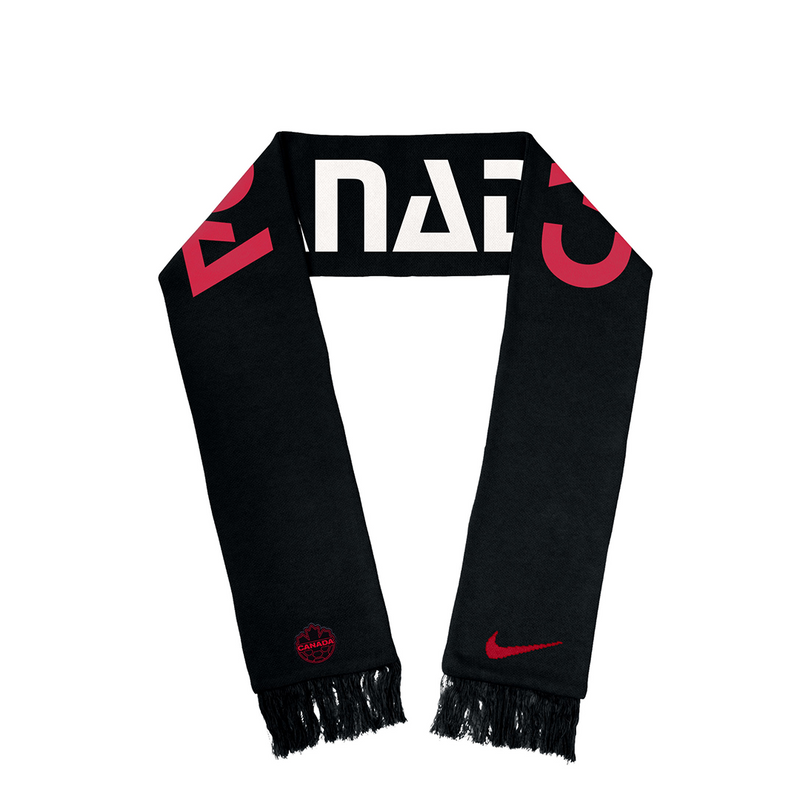 CANADA SOCCER SCARF BLACK