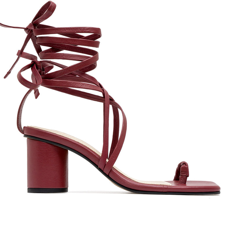 Clara Red Sandals