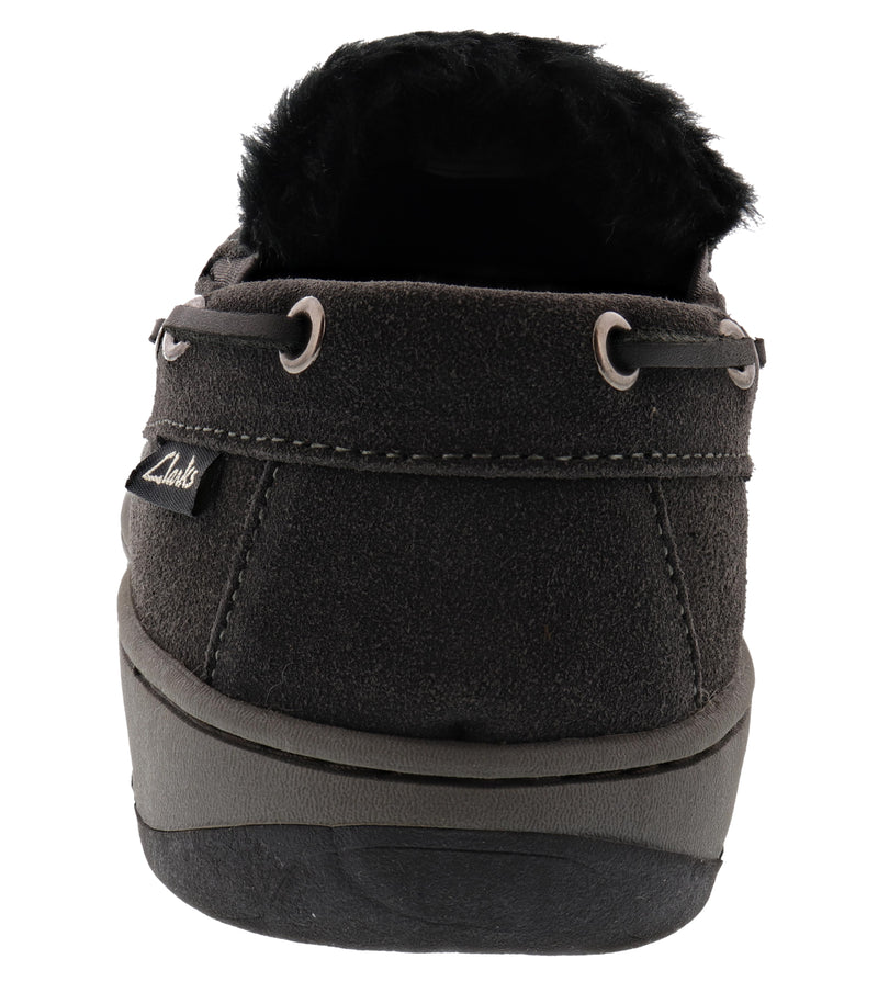 Clarks Men's Indoor Outdoor Moccasin Winter Slippers Justin