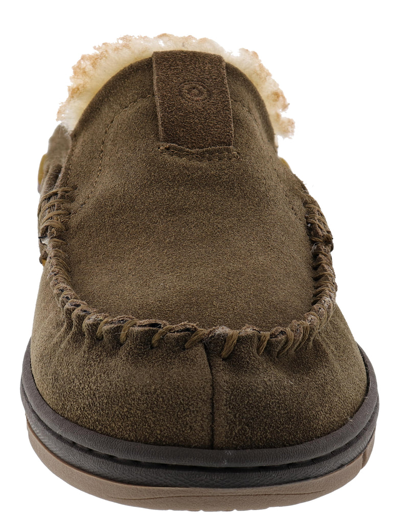 Clarks Men's Indoor Outdoor Moccasin Winter Slippers Justin