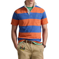 CLASSIC FIT SHORT SLEEVE RUGBY SOLAR SKY/ MODERN ROYAL