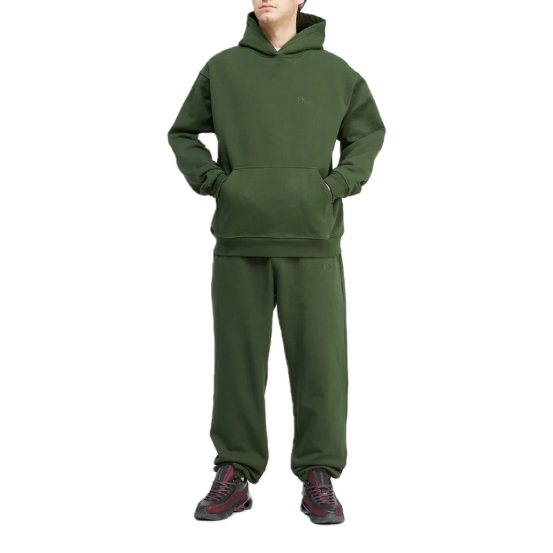 CLASSIC SMALL LOGO HOODIE FOREST GREEN