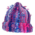 COLORBLOCK KNIT BEANIE “BERRY BLAST”