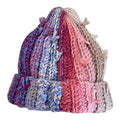COLORBLOCK KNIT BEANIE “PASTEL DRIFT”