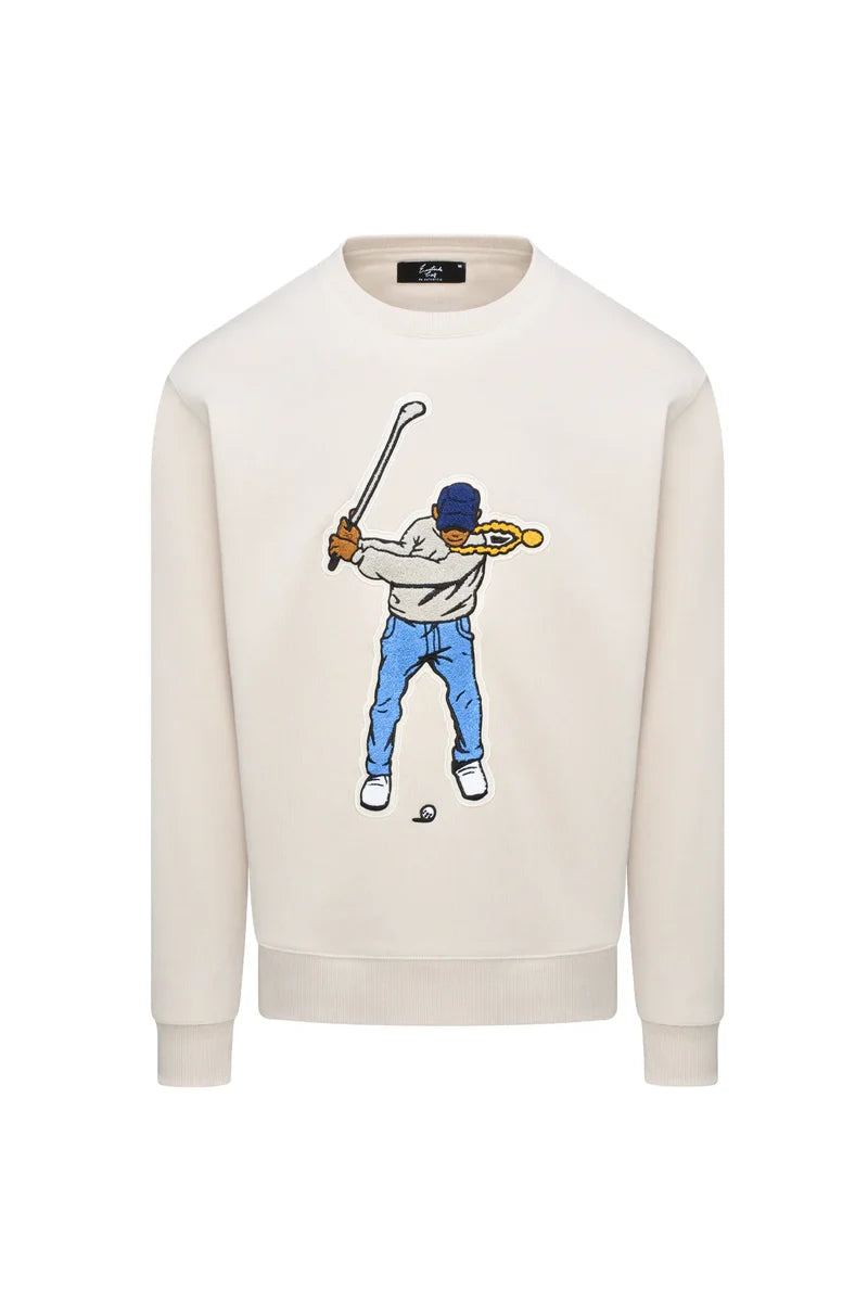Eastside Golf Pumice Men's Core Fleece Swingman Crew