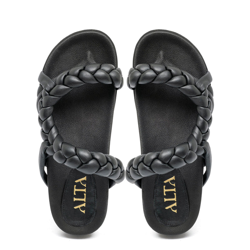 CORINNA BLACK SANDALS