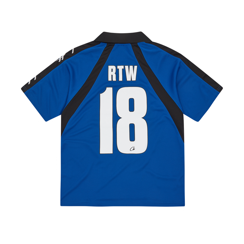 Corteiz Alcatraz Football Jersey Navy