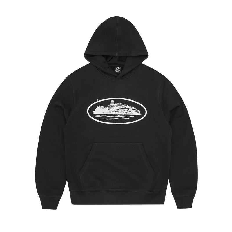 Corteiz Alcatraz Hoodie 2024 - black