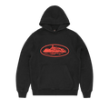 Corteiz Alcatraz Hoodie V2 'Black/Red' - Side Kicks