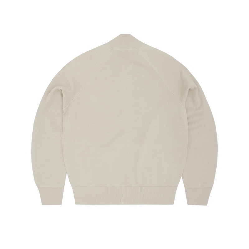 Corteiz Allstarz Knit Zip Up Bone