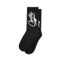 Corteiz Baseball Socks Black / White