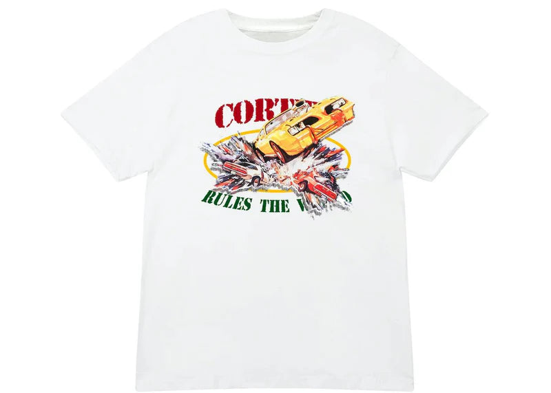 Corteiz Car Crash Tee White - Side Kicks