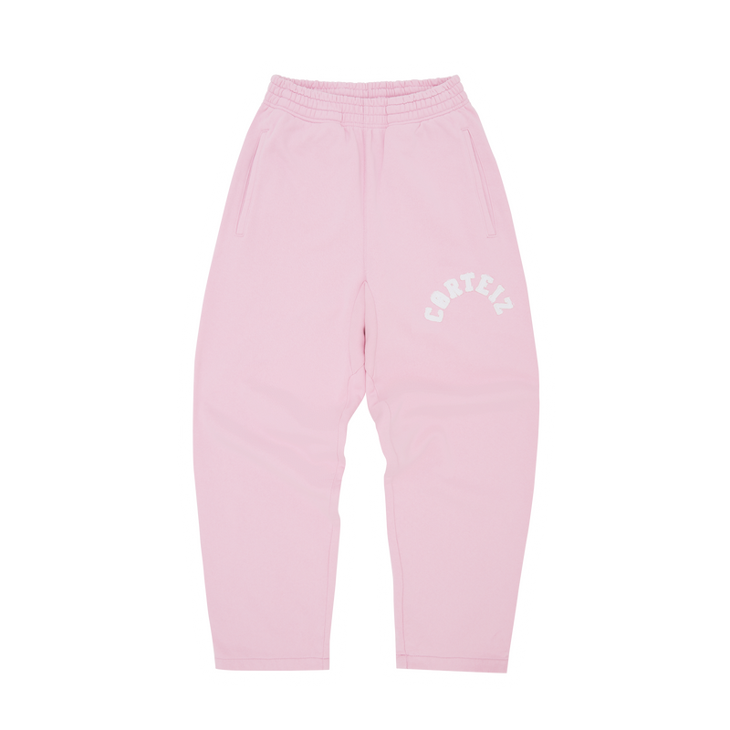 Corteiz Colly Arch Open Hem Pants Pink