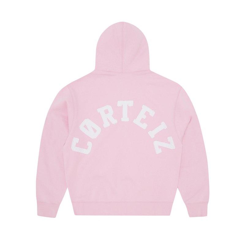 Corteiz Colly Arch Zip Hoodie Pink