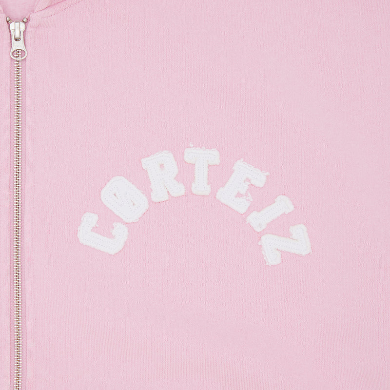 Corteiz Colly Arch Zip Hoodie Pink