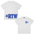 Corteiz Crtz Star Mesh Tee - white/blue