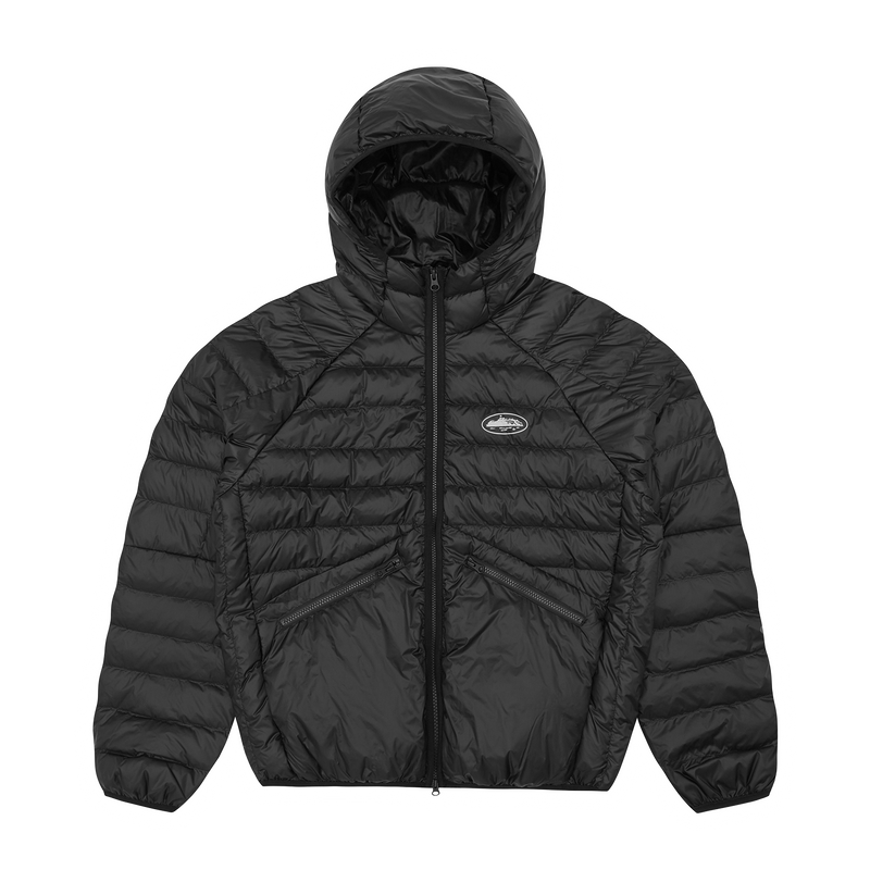 Corteiz Elitework Micro Puff Jacket Black