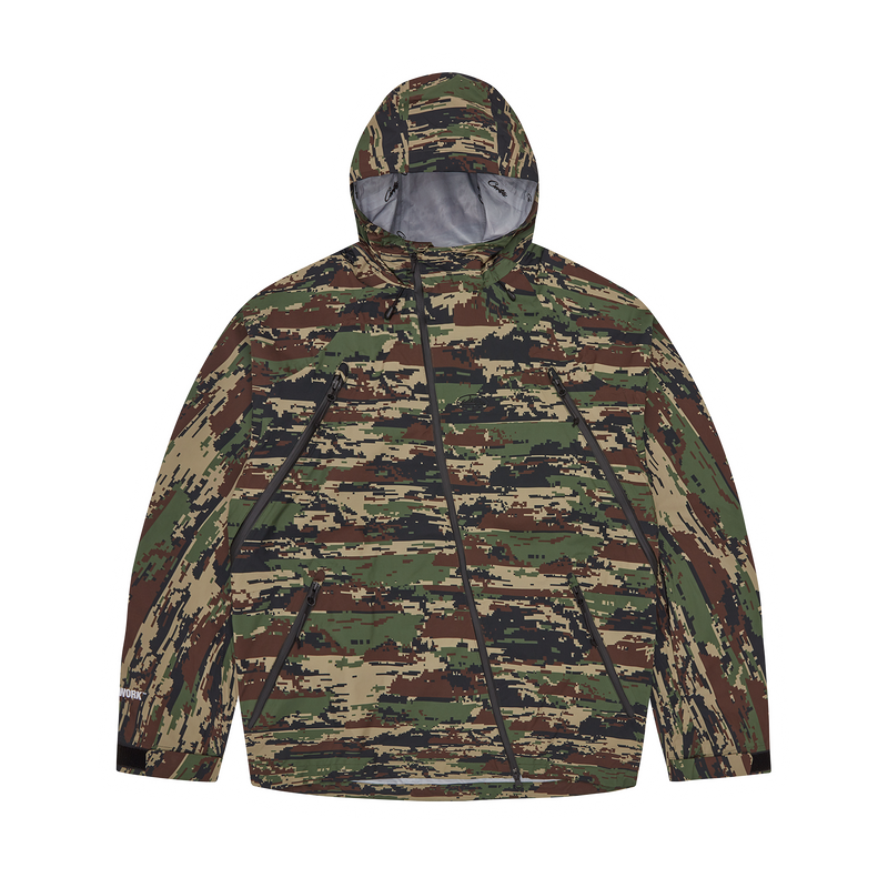 Corteiz Elitework Waterproof Shell Jacket V2 Digi Camo