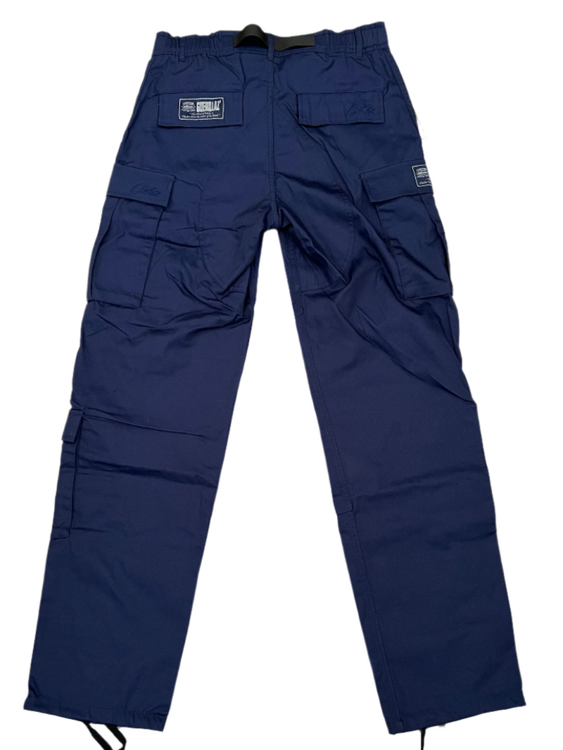 Corteiz Guerillaz* Cargo Pants Navy