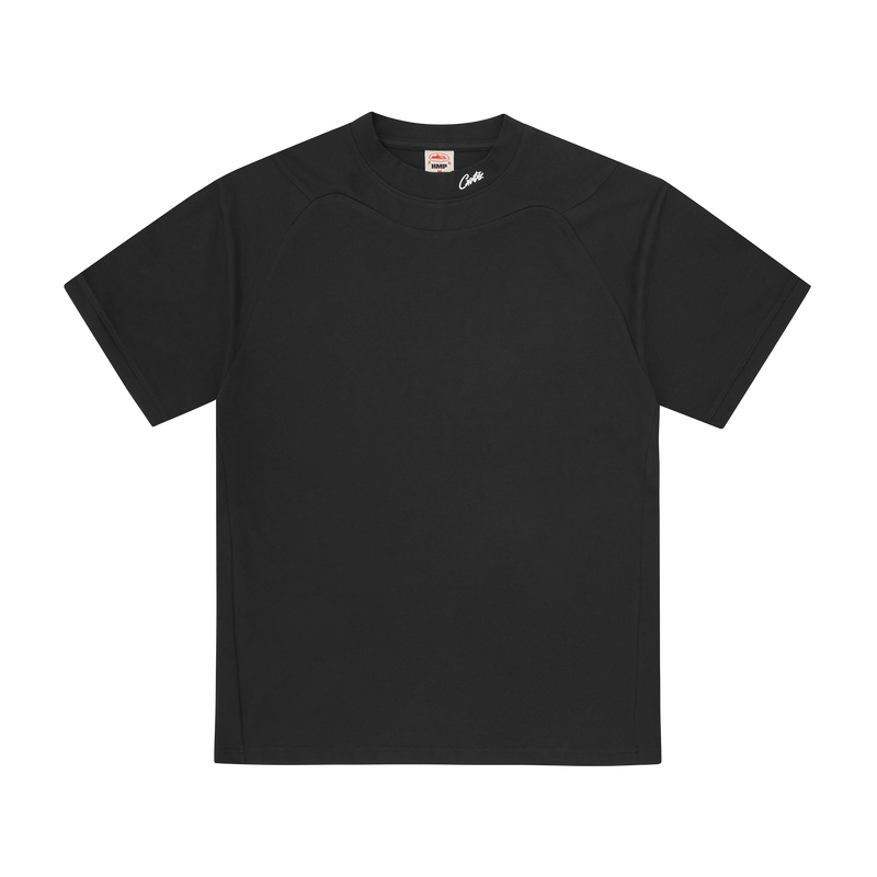 Corteiz HMP Panel Mock Tee - black