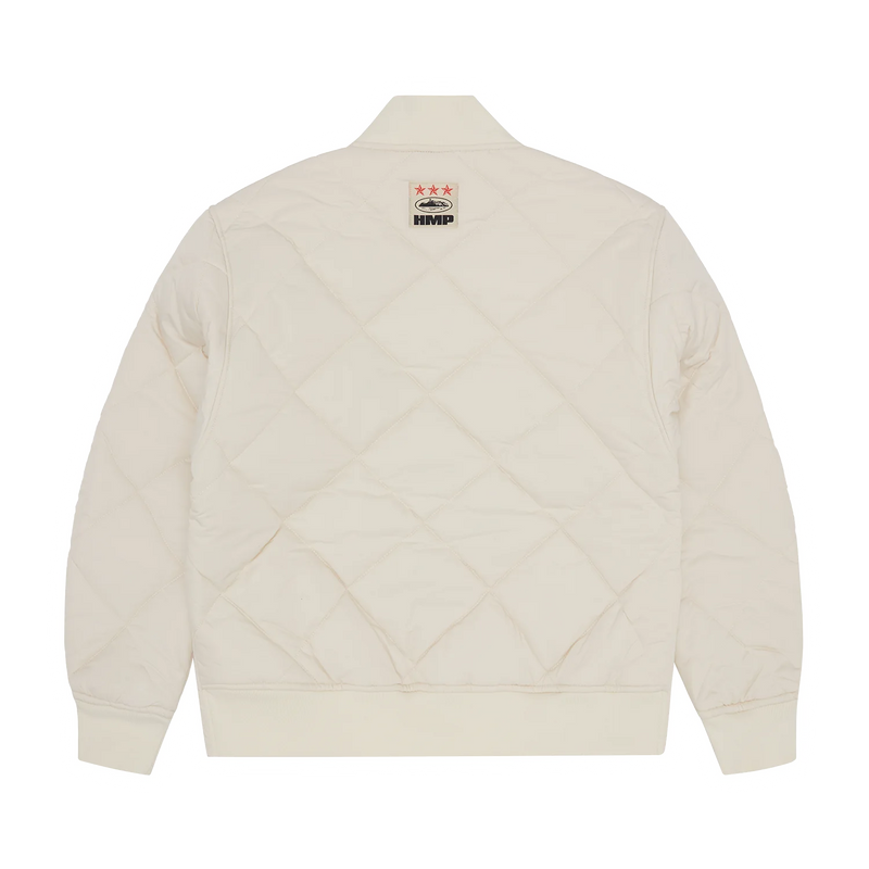 Corteiz Hmp Quilted Liner Jacket Cream