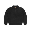Corteiz Mohair Fuzzy Collar Sweater Black/Grey