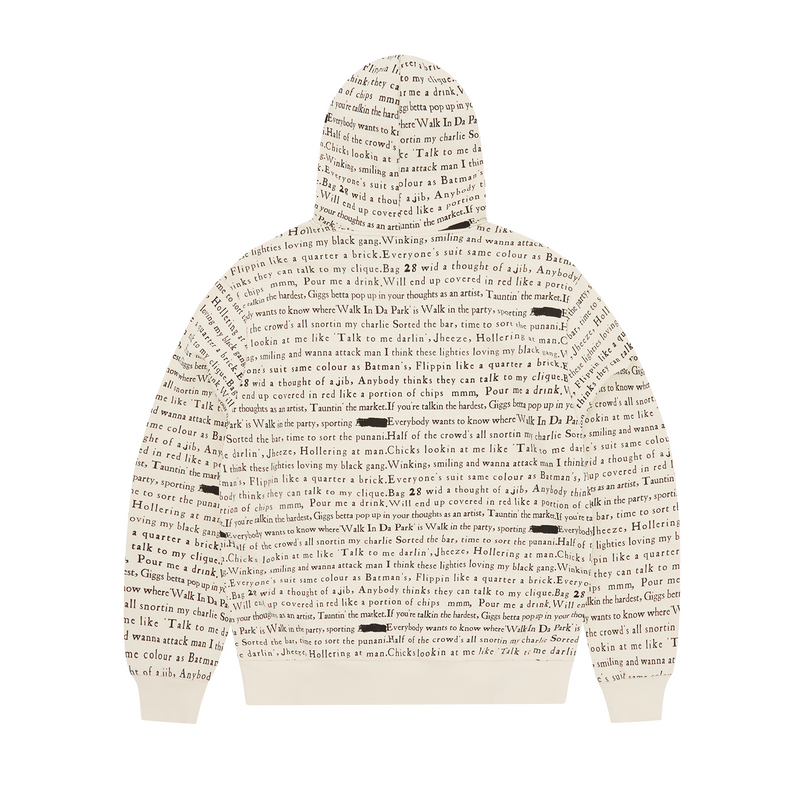 Corteiz National Anthem Hoodie - natural