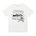 Corteiz Ninja Alcatraz Tee 'White' - Side Kicks