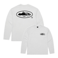 Corteiz OG Island Longsleeve Tee White