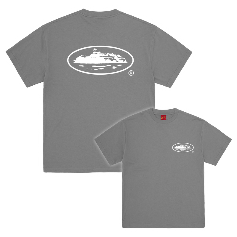 Corteiz Og Island Tee 'Gully Grey'
