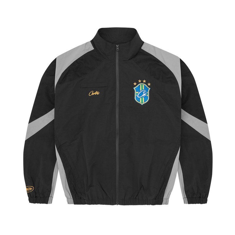 Corteiz Olympic Shuku Jacket - Brasil Black/Grey