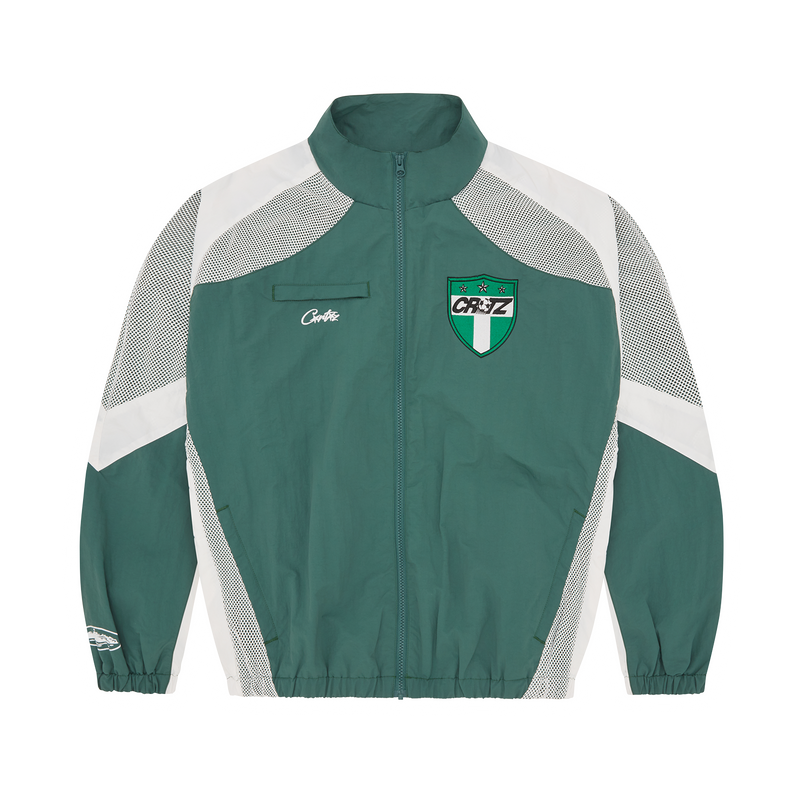 Corteiz Olympic Shuku Jacket - Nigeria - green/white