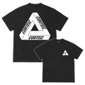Corteiz Really Complicated Triangle Tee Black