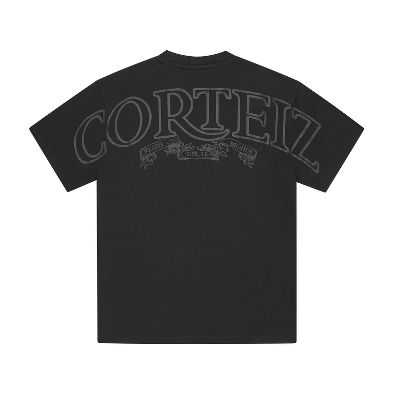 Corteiz Royale Heavyweight Tee Black/Black