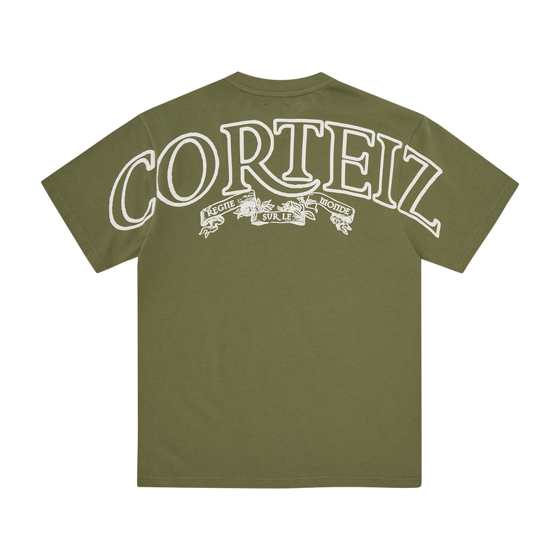 Corteiz Royale Heavyweight Tee - olive