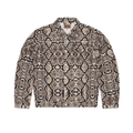 Corteiz Snakeskin Denim Workwear Jacket Black/Beige