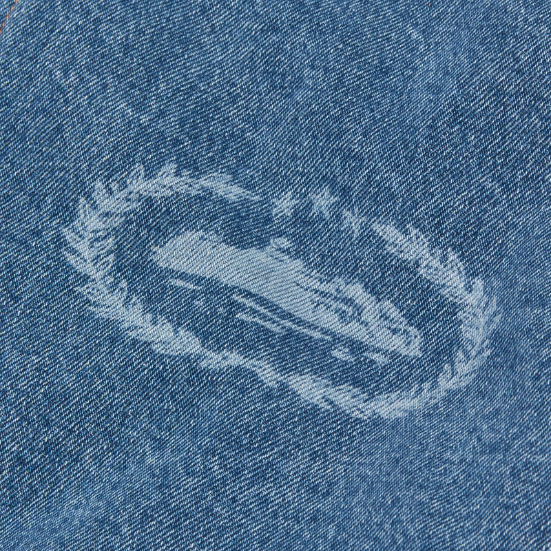Corteiz Superior Royale Denim Bomber Washed Blue