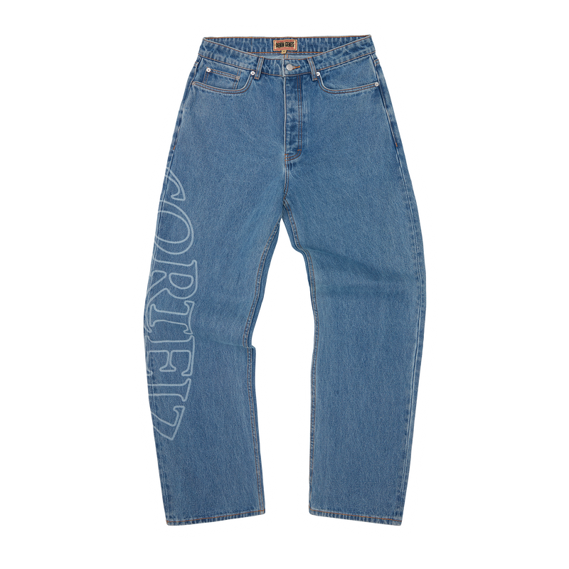 Corteiz Superior Royale Denim Jeans Washed Blue