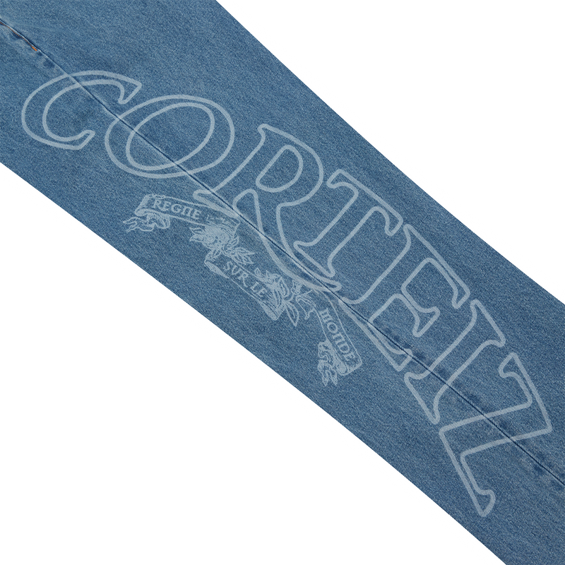 Corteiz Superior Royale Denim Jeans Washed Blue