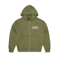 Corteiz Superior Royale Zip Hoodie - olive