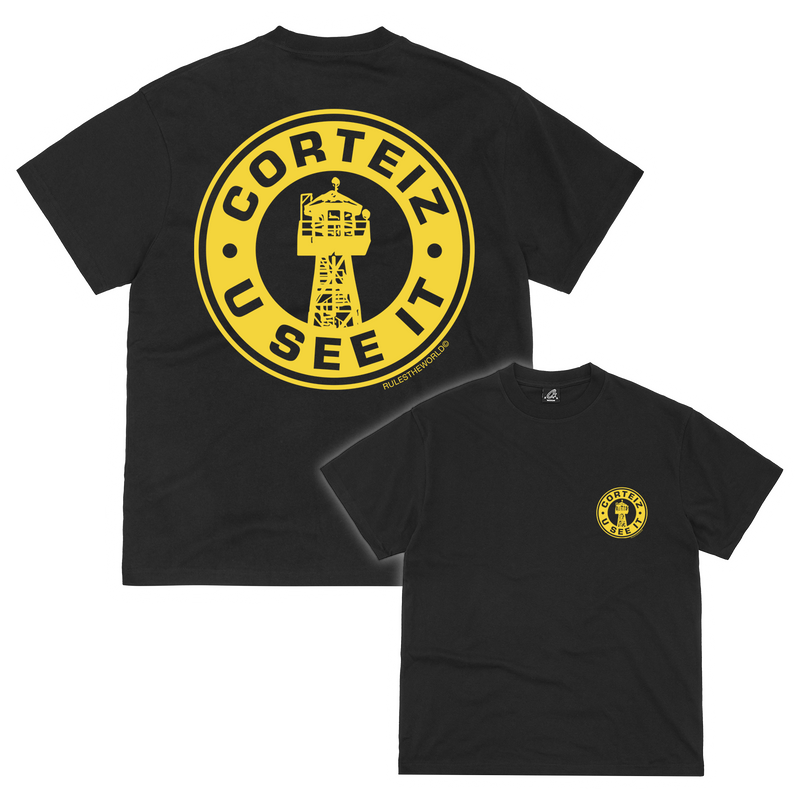 Corteiz U See It Tee - black