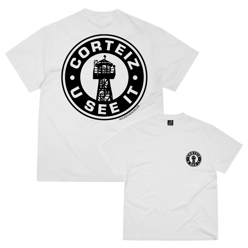 Corteiz U See It Tee - white