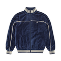 Corteiz VVS Uptown Velour Track Jacket - navy