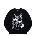 CUBISM BEWARE MEN'S BLACK KNIT SWEATER