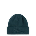 CURSIVE FOLD BEANIE TEAL
