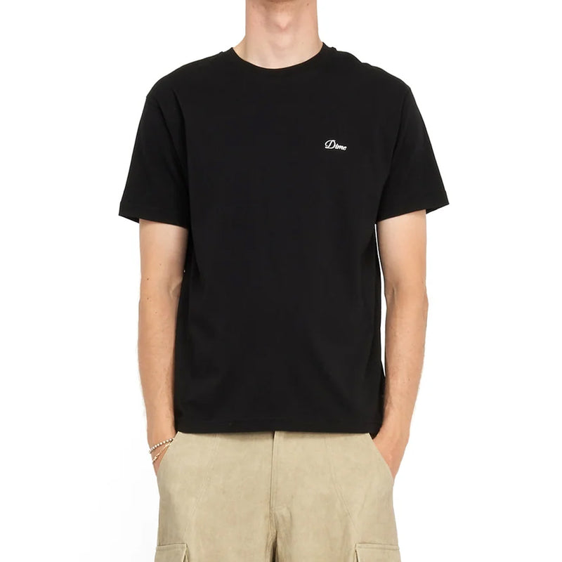CURSIVE SMALL LOGO T-SHIRT BLACK