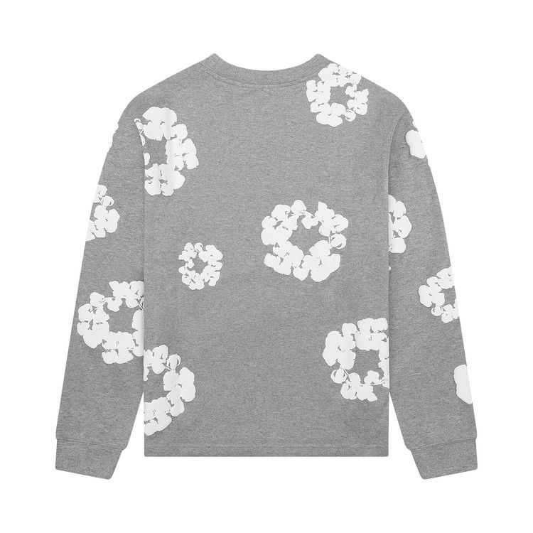 Denim Tears Long-Sleeve Wreath Tee 'Grey'