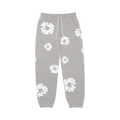 Denim Tears The Cotton Wreath Sweatpants 'Grey' - Side Kicks